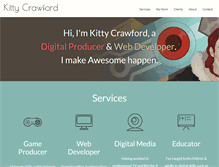 Tablet Screenshot of kittycrawford.co.uk
